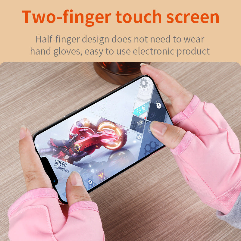 Autumn and Winter Electric Gloves Intelligent Long Range USB Heating Gloves Gaming Office Outdoor Heating Gloves
