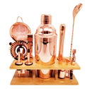 Cocktail Set Stainless Steel Cocktail Set Wooden Frame 11-piece Wine Set Full Set Of Cocktail Shakers