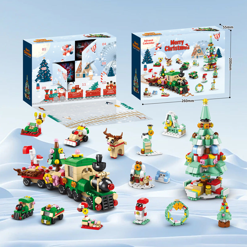 Ten Thousand Christmas Blind Box Puzzle Assembly Building Blocks Puzzle Male and Female 10th Birthday Gifts Children