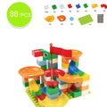 Marble Race Run Maze Balls Track Building Blocks ABS Funnel Slide Big Size Bricks Compatible LegoING Duplo kids Blocks