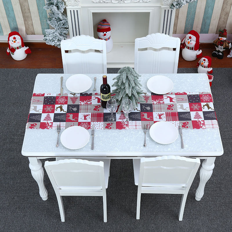 Christmas decorations printed fabric tables party tablecloths