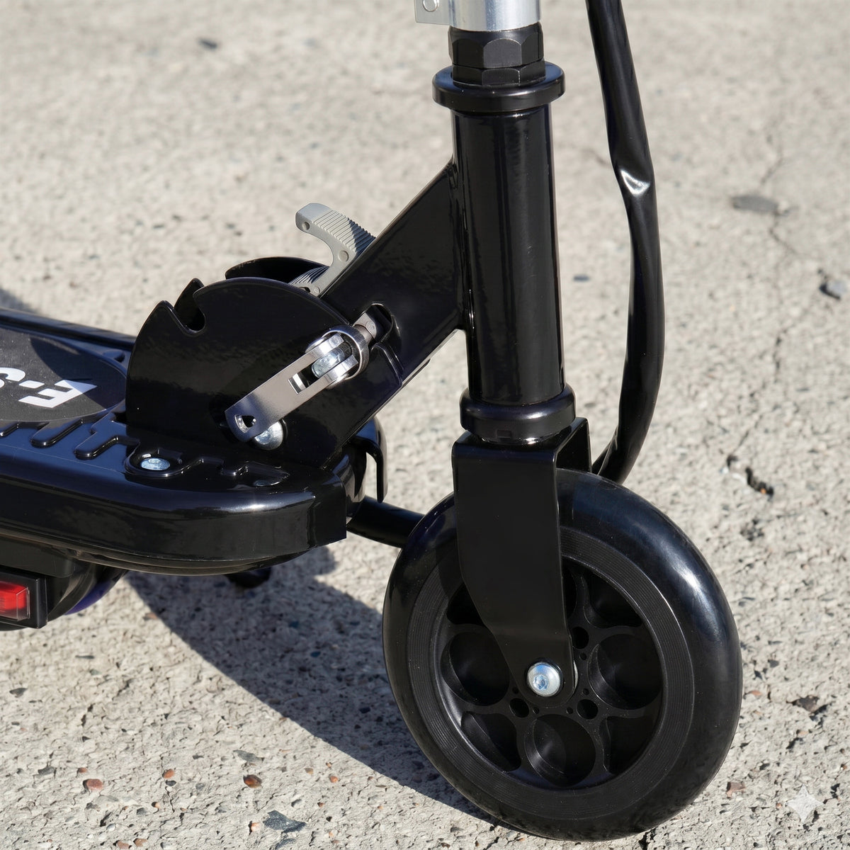 Trottinette électrique pliante pour enfant de +7ans, 120W Vitesse max 12km/h, 74x36x82,5-92,5 cm Noir-8