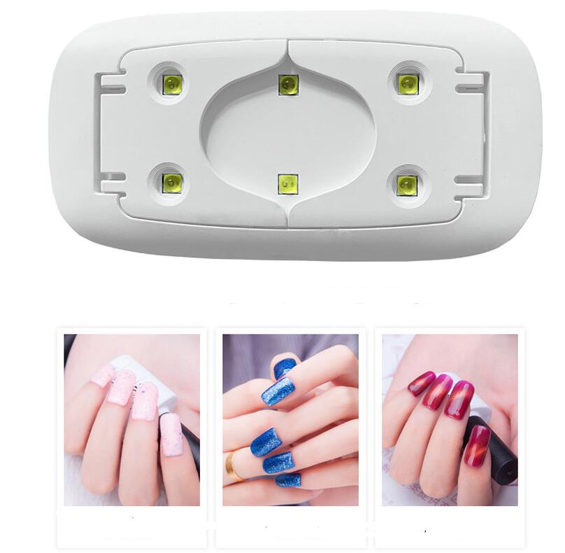5W Nail Dryer LED UV Lamp Micro USB Gel Varnish Curing Machine For Home Use Nail Art Tools Nail For Lamps