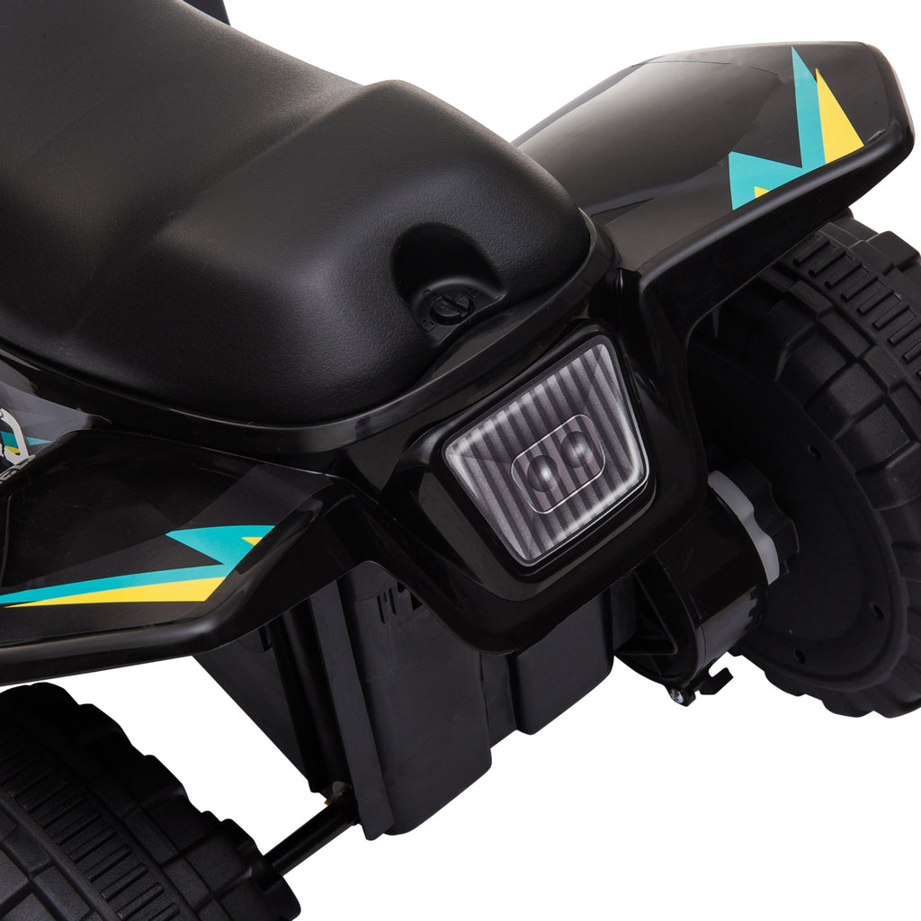 Quad électrique pour enfants 18-36 mois véhicule à batterie 6V avec marche avant et arrière 72 x 40 x 45,5 cm noir-8