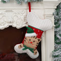Christmas Day Decorative Socks Creative Cartoon Cat Dog Pattern Bone Socks Christmas Tree Hanging Decoration Holiday Supplies