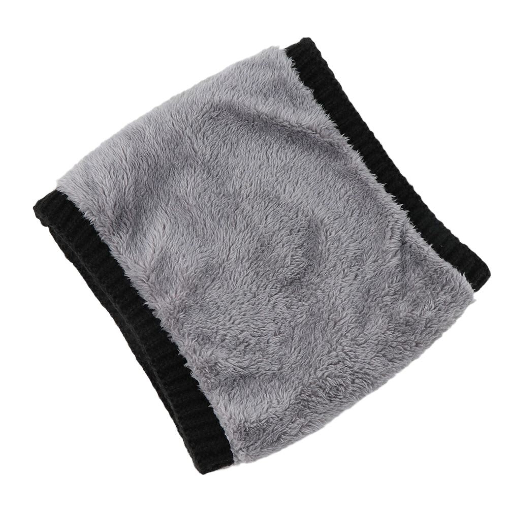 1Pc Winter Warm Brushed Knit Neck Warmer Circle Go Out Wrap Cowl Loop Snood Shawl Outdoor Ski Climbing Scarf For Men Women