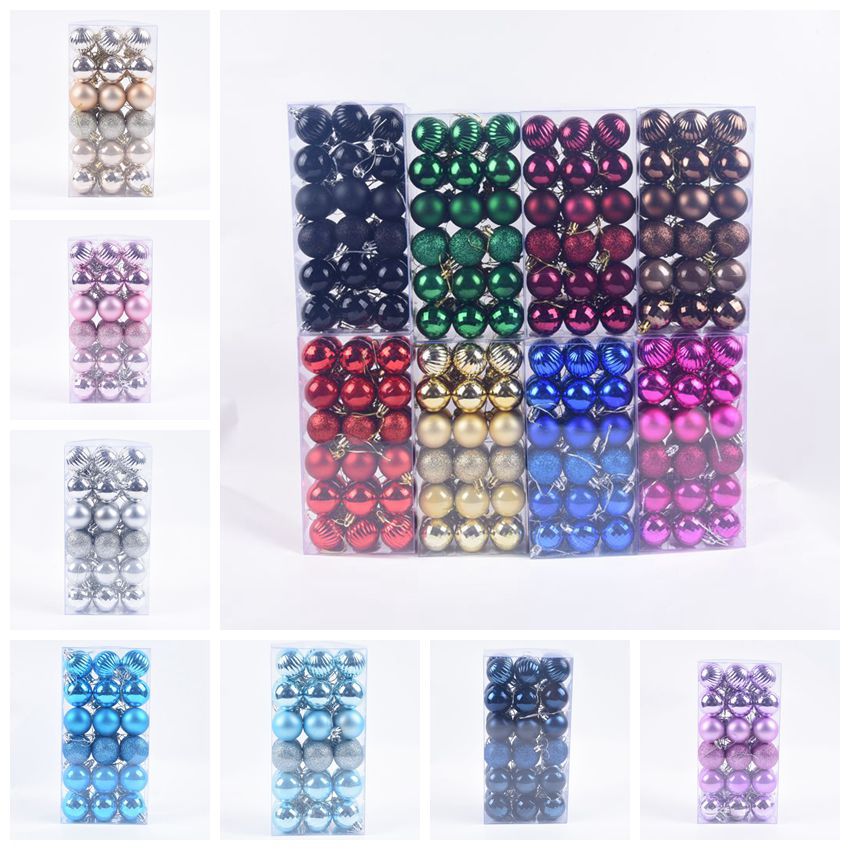 Popular 4CM36 Christmas Ball Christmas Decorations Christmas Tree Decorations Small Pendants