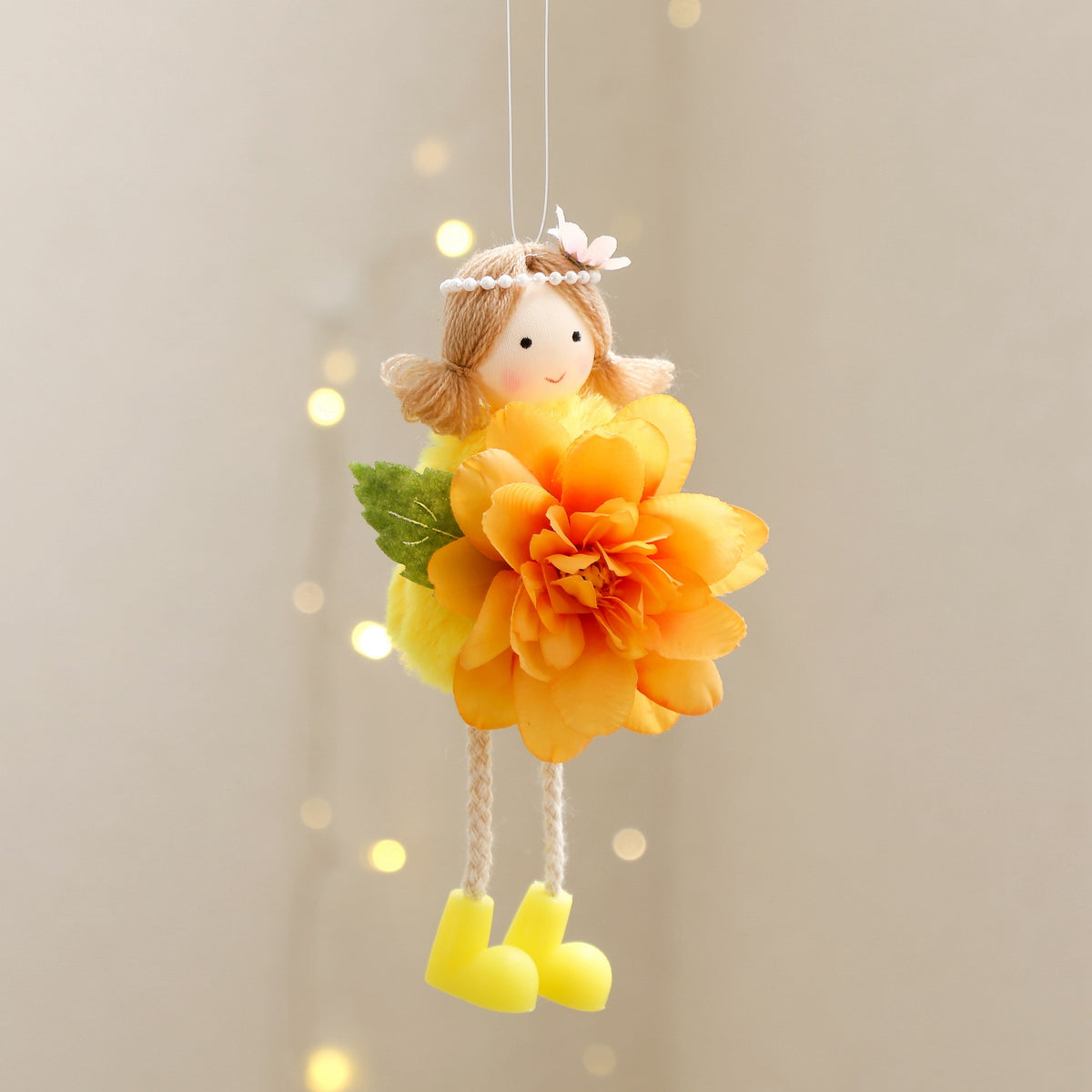 Easter Decoration Hanging Flowers for Party Scene, Handmade Ornament