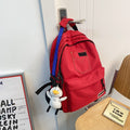 New School Bag For Men And Women With Large Capacity Nylon Cloth Light Weight Backpack Small Fresh Retro Backpack