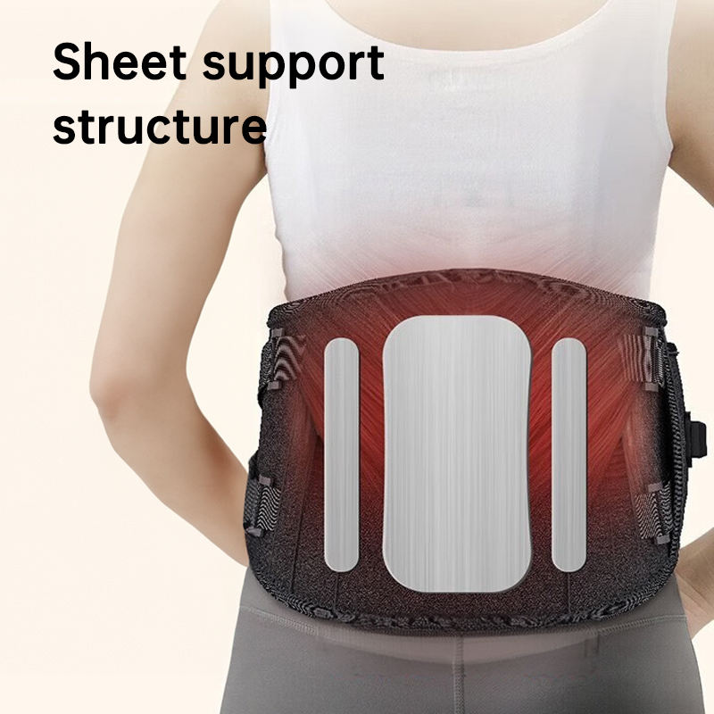 3 In 1 Heated Waist Support Massager Warm Palace Waist Belt Vibrating Infrared Electric Heating Waist Belt