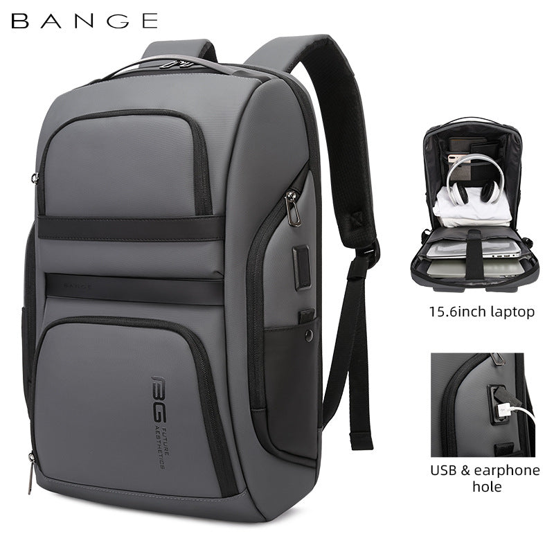 Men's New Backpack Business Large Capacity Computer Bag Waterproof Travel Men's Backpack