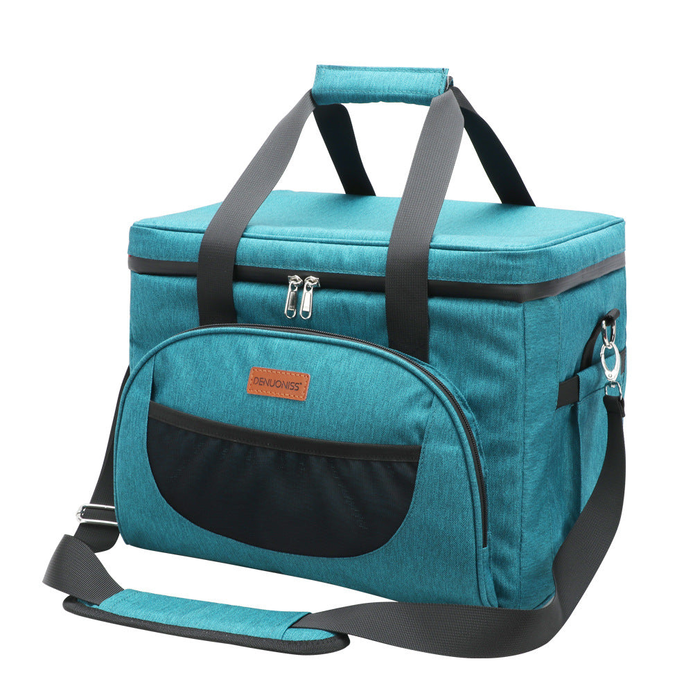 Outdoor Oxford cloth large capacity thermal insulation handbag small large lunch bag picnic bag