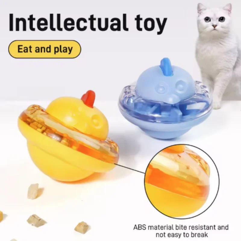 Funny Chicken Shape Cat Dog Food Dispenser Toy Interactive Slow Feeder Puzzle Toy for Cats and Dogs