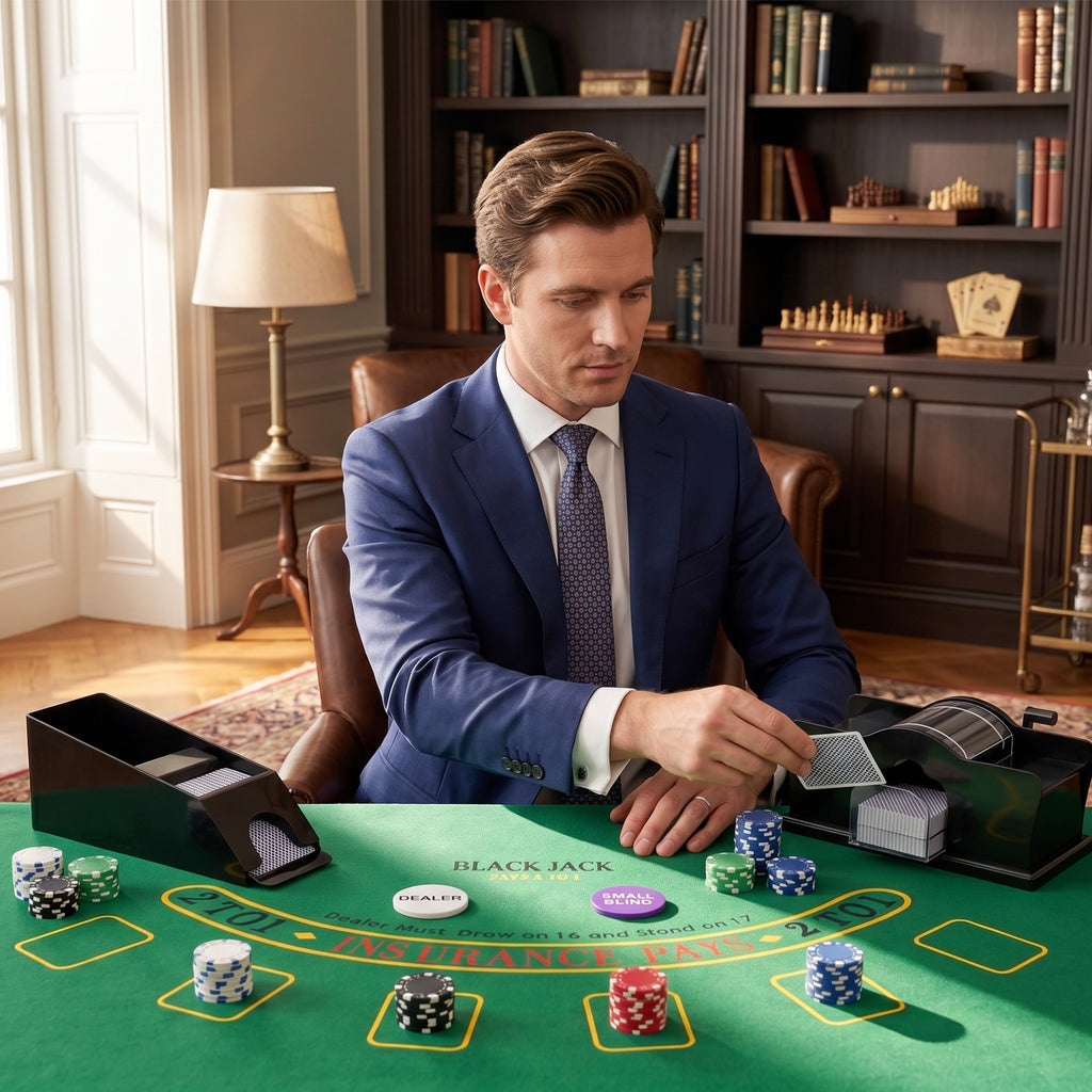 Mallette de poker coffret de poker complet 500 jetons, boîtier en ABS, cartes à jouer, dés, dealer, tapis, clés-9