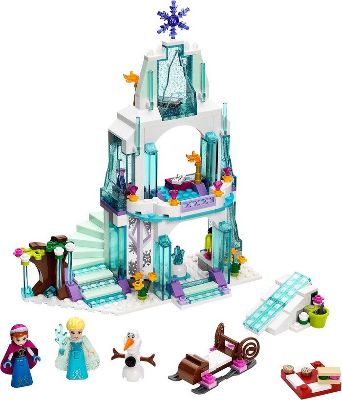 Frozen Snow World Series The Elsa`s Magical Ice Castle Set girls Building Blocks Bricks Toys Girl friend compatible 41148