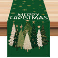 Christmas decoration table flag holiday party kitchen table decoration tablecloth mat tea flag linen tablecloth