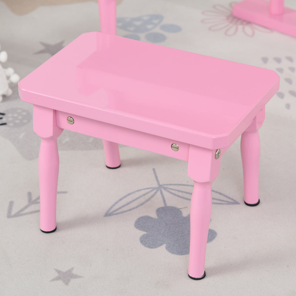 Piano à queue enfant en bois Piano enfant clavier de piano 30 touches - tabouret et pupitre inlus - Instrument de Musique - MDF rose-7