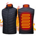 Hot vest USB nine zone stand collar intelligent horse clip electric heating suit for men and women, constant temperature full body heating back