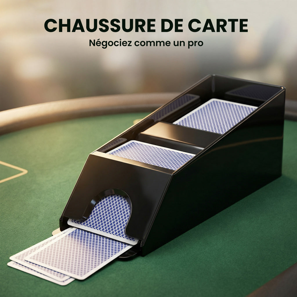 Mallette de poker coffret de poker complet 500 jetons, boîtier en ABS, cartes à jouer, dés, dealer, tapis, clés-5
