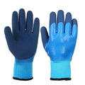 Winter waterproof protective gloves with thickened velvet