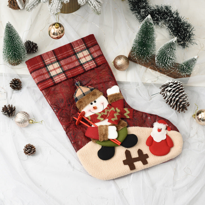 Christmas Decorations, Santa Claus Socks, Candy Bags, Christmas Tree Pendants, Christmas Socks, Gift Bags, Christmas Bags