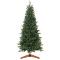 Sapin de Noël Artificiel 180 cm, Arbre de Noël, 1162 Branches Articulées en PE et PVC Ignifuge, Support en Bois Pliable-0
