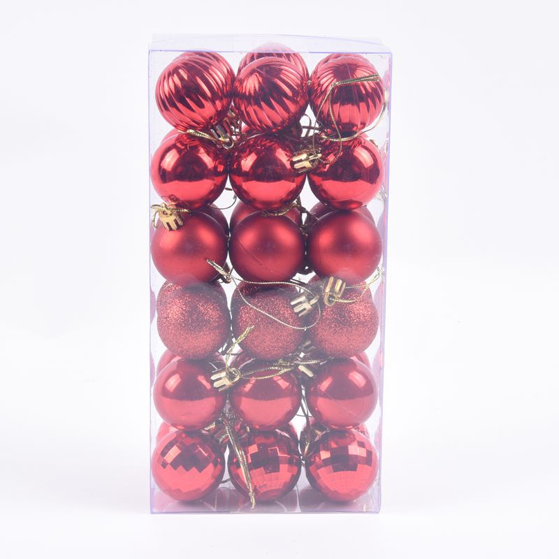Popular 4CM36 Christmas Ball Christmas Decorations Christmas Tree Decorations Small Pendants