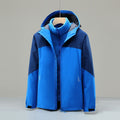 Outdoor Rush Suit Men's And Women's Plush Thickened 3 In 1 Ski Suit Wind Proof Fleece Coat Mountaineering Suit