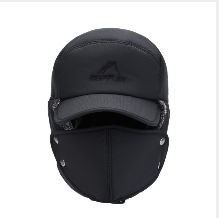 DAIWA Fishing Winter Thermal Bomber Hats Men Women Fashion Ear Protection Face Windproof Ski Cap Velvet Thicken Couple Hat