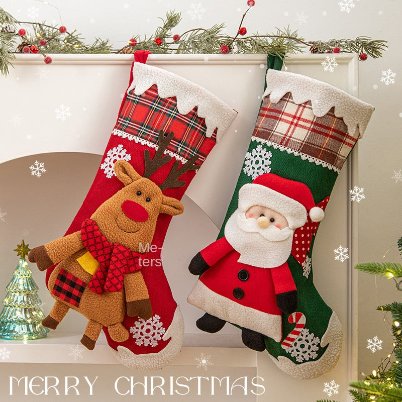 Christmas Socks Christmas Decorations Ornament Christmas Gift Tree Hanging Decoration