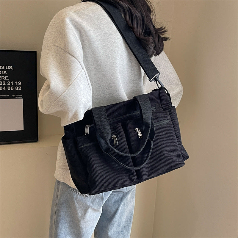 Large capacity crossbody bag backpack