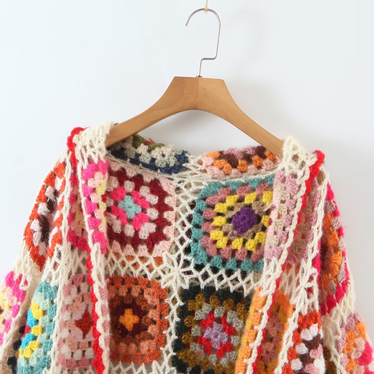 Autumn And Winter New Fashion Handmade Hooded Cardigan Sweater Sweater Women