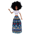 Kids Gift 30CM African Black Doll Moveable Joint Body Doll Toys For Girls