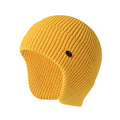 Knitted Hats In Autumn And Winter Men's And Women's Solid Color Warm Earmuffs Outdoor Cycling Wool Hats Ski Pullover Cold Hats