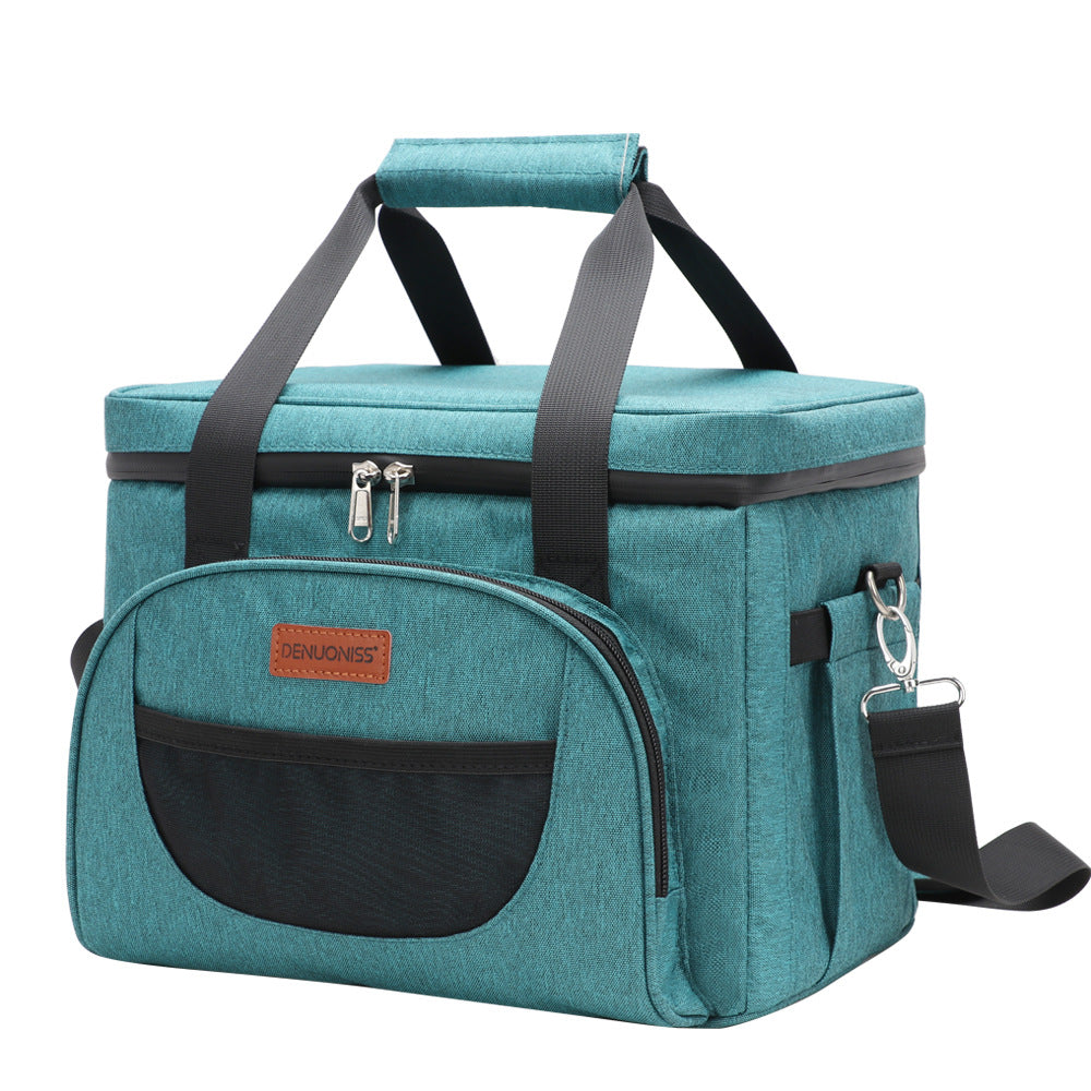 Outdoor Oxford cloth large capacity thermal insulation handbag small large lunch bag picnic bag