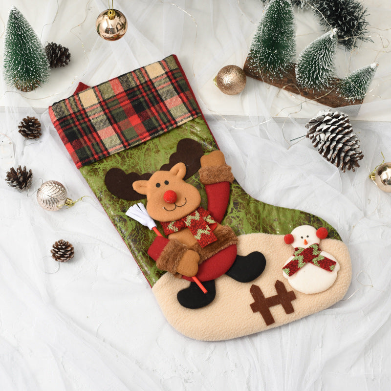 Christmas Decorations, Santa Claus Socks, Candy Bags, Christmas Tree Pendants, Christmas Socks, Gift Bags, Christmas Bags