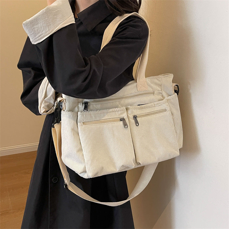 Large capacity crossbody bag backpack
