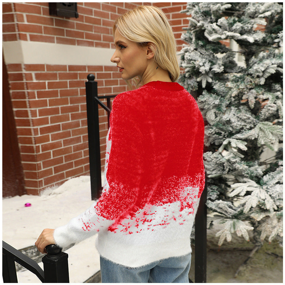 Christmas Knitted New Year Women's Sweater