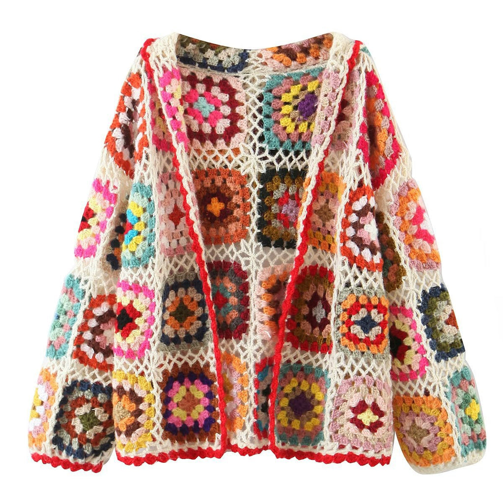 Autumn And Winter New Fashion Handmade Hooded Cardigan Sweater Sweater Women