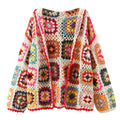 Autumn And Winter New Fashion Handmade Hooded Cardigan Sweater Sweater Women
