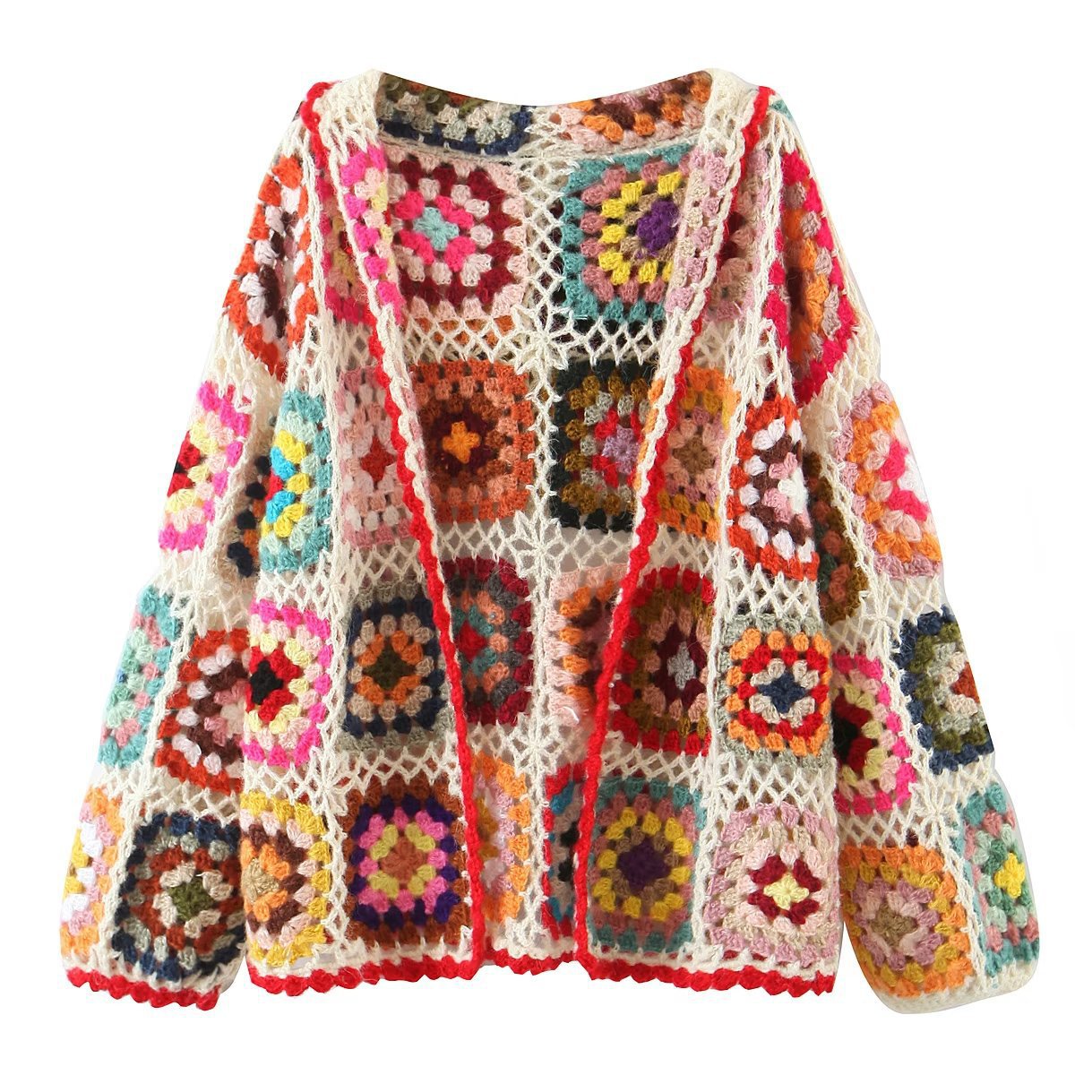 Autumn And Winter New Fashion Handmade Hooded Cardigan Sweater Sweater Women