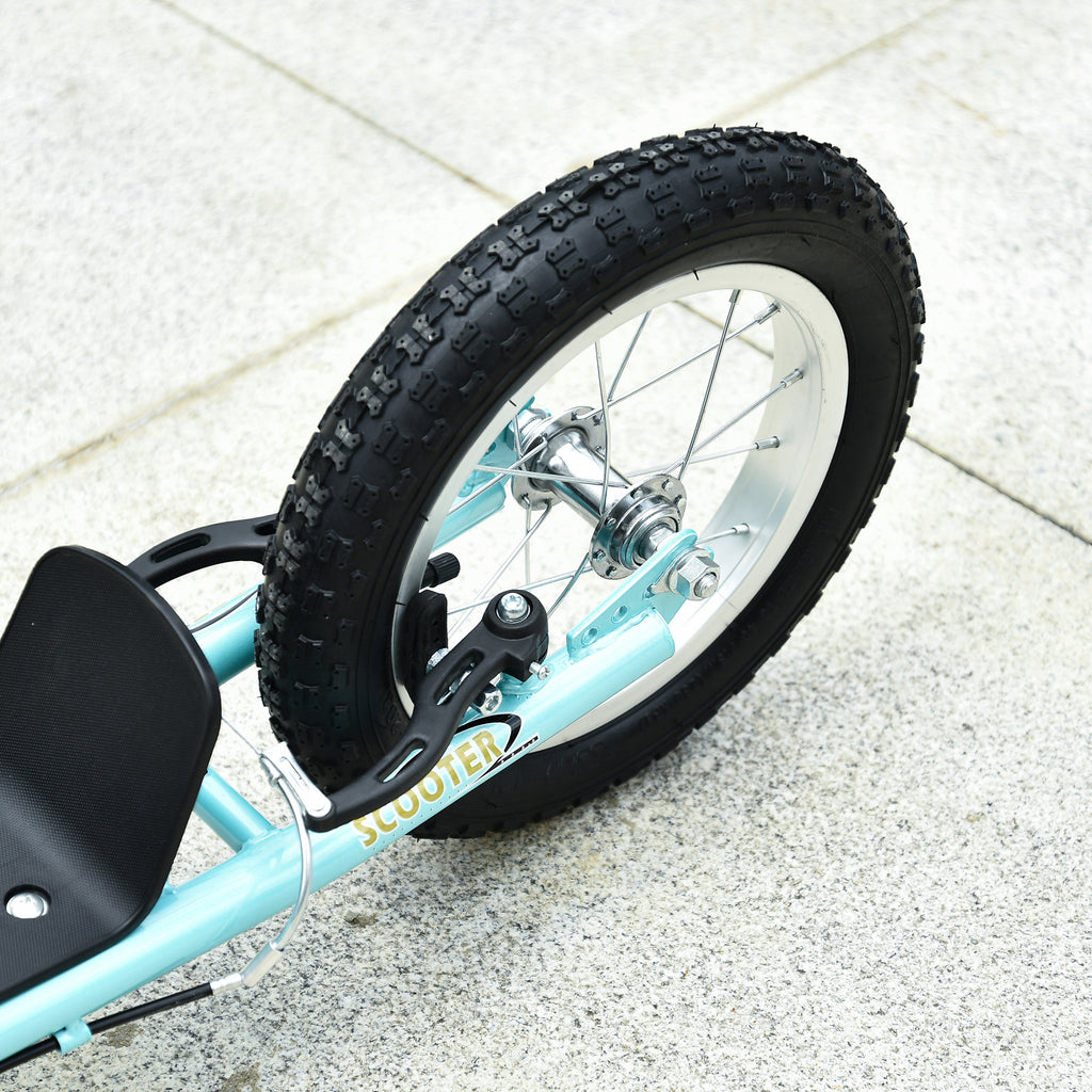 Trottinette pour enfants 5 à 12 ans 2 roues, patinette enfant avec hauteur réglable 120 x 58 x 85-95 cm bleu-8