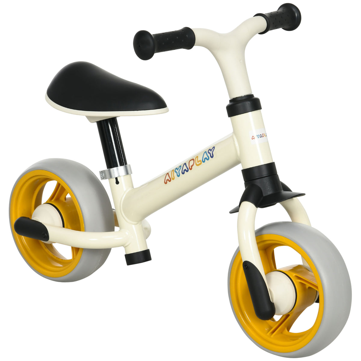 Vélo d'équilibre pour bébé siège réglable roues EVA jouet enfant pour bébé 18-48 mois pour garçons et filles orange-0