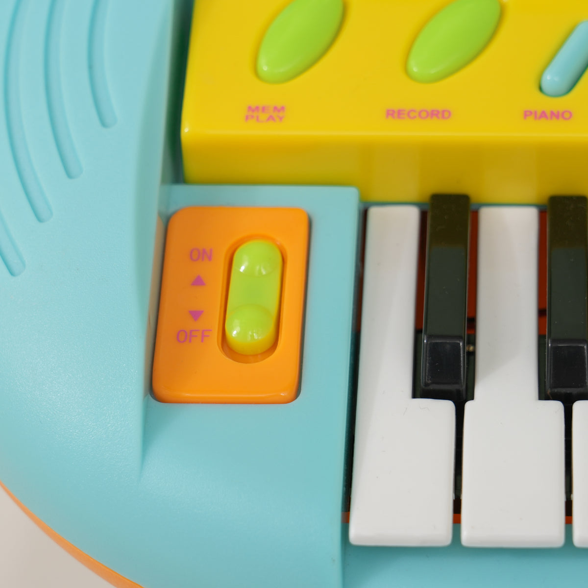 Piano enfant électronique 37 touches, avec micro, tabouret, lumière LED, fonction d'enregistrement et de relecture-8