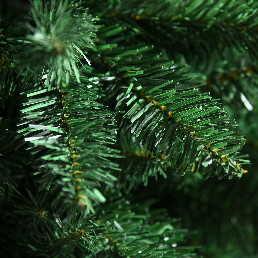 Sapin de Noël artificiel 305 branches avec pied croix acier amovible Ø 85 x 120H cm vert-7