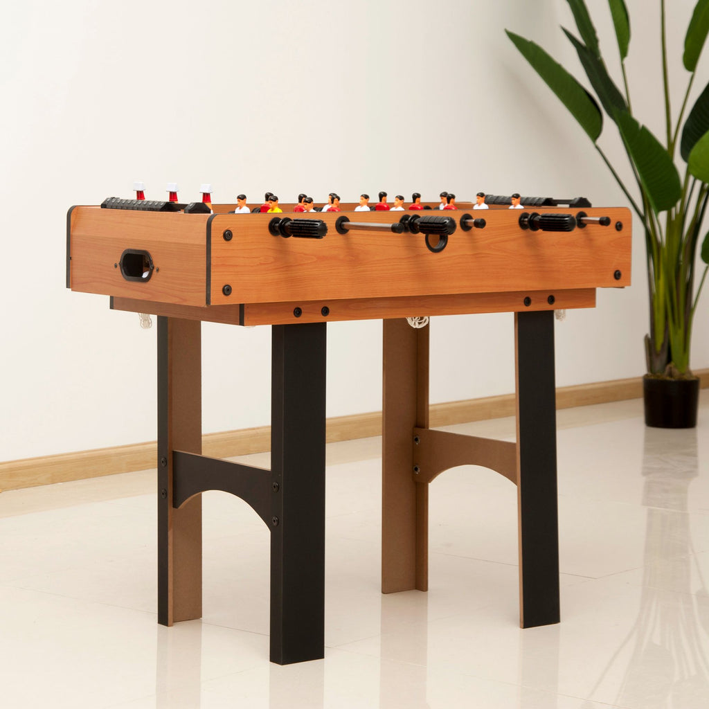 Mini Table multi jeux 4 en 1 babyfoot billard air hockey ping-pong avec accessoires en bois 92L x 78l x 80H cm-9