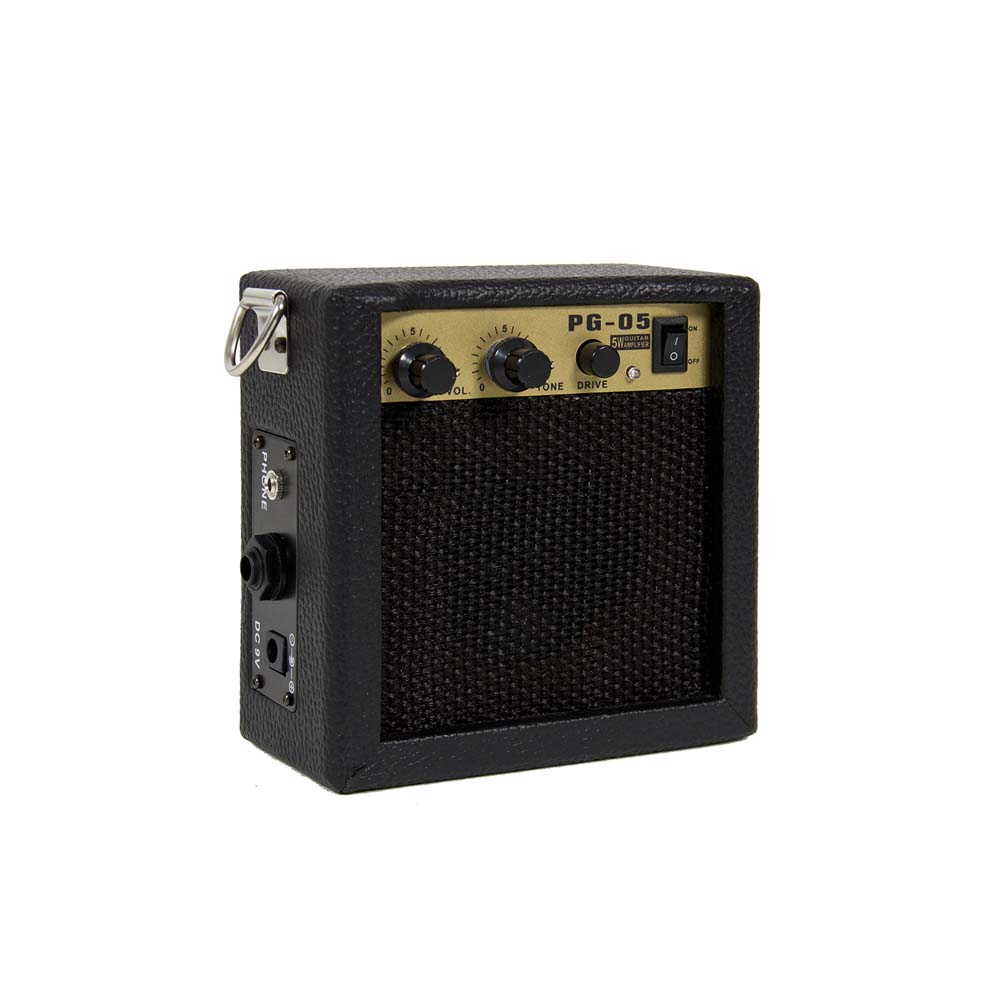 Elektromos gitár szett kezdőknek, ajándék erősítővel-fekete-3