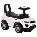 Porteur Enfant Véhicule à Pousser, Porteur Bébé avec Klaxon, Compteurs Factices et Coffre à Jouets, pour Enfants de 12 à 36 Mois, Blanc-0