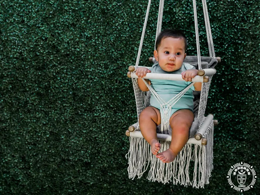 hamac bebe macrame ecru 5