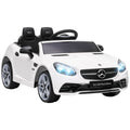 Voiture électrique enfants licence Mercedes SLC 300 12V V. Max. 5 Km/h effets sonores lumineux télécommande blanc-0